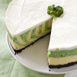 Thumbnail image for Mint Cheesecake for St. Patrick’s Day