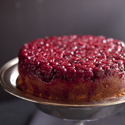 Thumbnail image for Cranberry-Raspberry Upside Down Cake