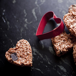 Thumbnail image for Everything-but-the-Kitchen-Sink Rice Treats for Valentine’s Day