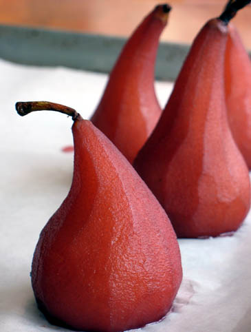 Ondergedompeld slagader Wees tevreden Poached Pears in Red Wine - ZoëBakes